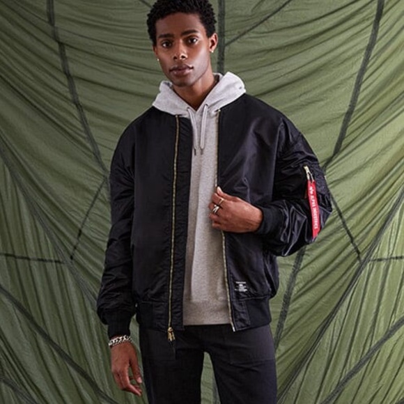 Alpha Industries L-2B Mod Gen II Flight Jacket Black Reversible Bomber - Picture 1 of 5